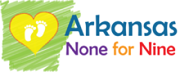 Arkansas None for Nine Logo